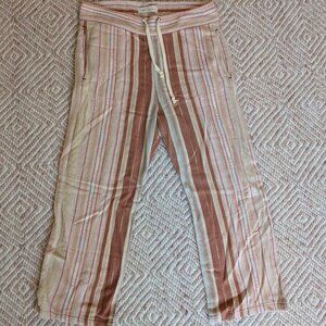imogene + willie Striped Pants in Red and Brown